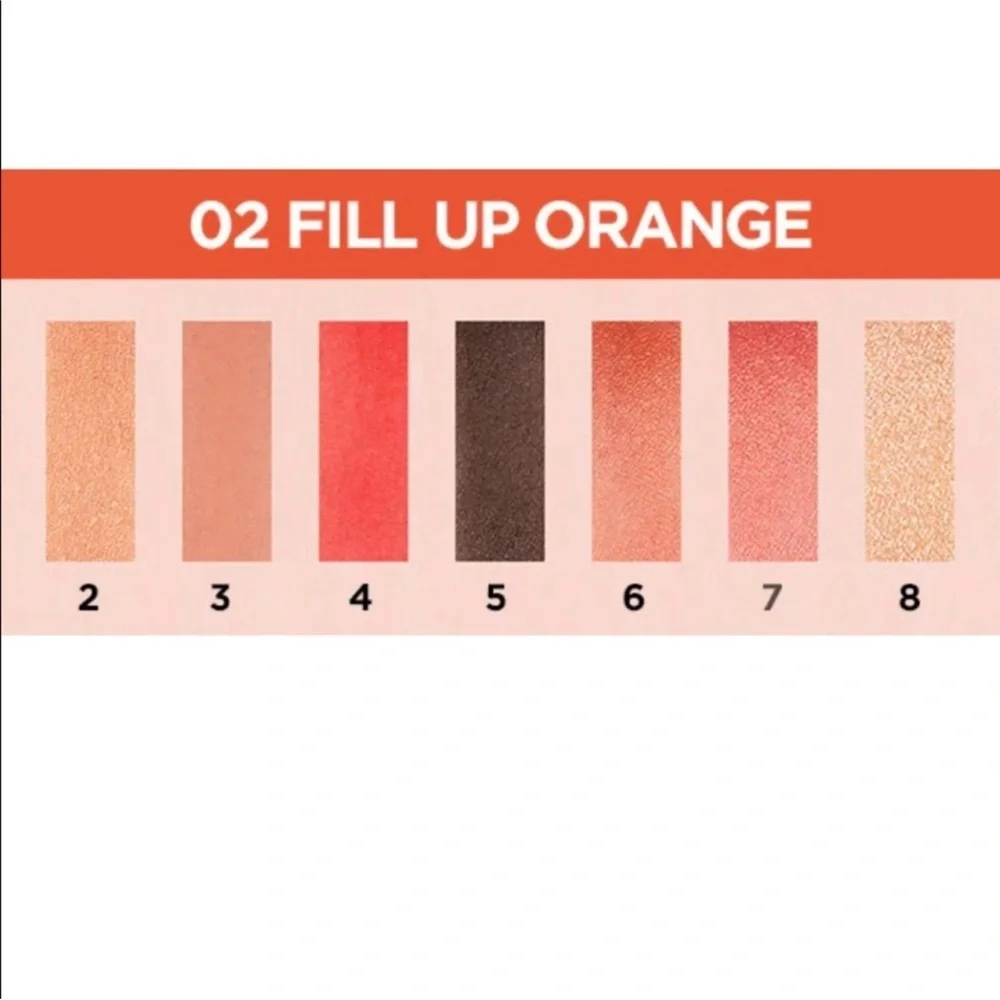 Touch in sol fill up orange eyeshadow palette new!